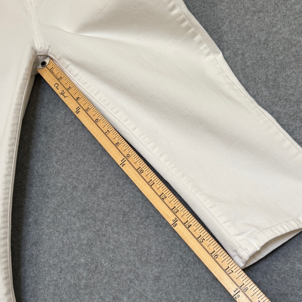 Judy Blue Women Stretch Capri Cropped Jean Pant 31 Cream (White) - Picture 7 of 7